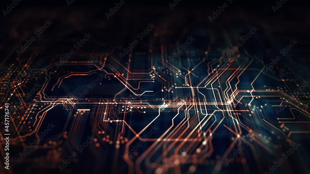 Leinwandbilder technology background/technology background of the abstract computer motherboard, can be used in the