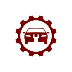 Car maintenance vector template