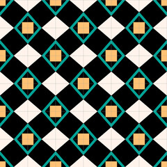 Seamless geometric pattern, minimalistic artwork with simple shape and figure.