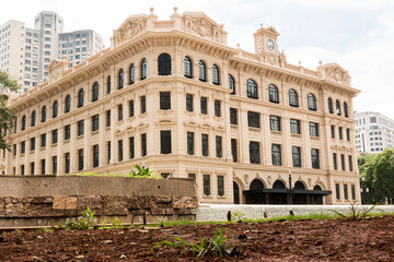 Prédio dos correios, Praça do correio, centro de São Paulo, Brasil. Centro histórico de São Paulo com sua bela arquitetura.