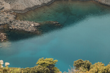 Naklejka premium lake in the mountains