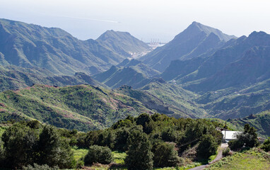 Naklejka na ściany i meble Anaga mountains, Tenerife, Spain