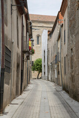 Empty Street in Ledesma, Salamanca