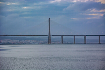 Brücke Vasco da Gama Lissabon Lisboa