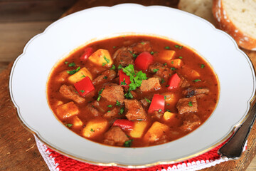 stew with vegetables