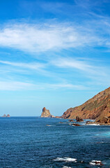 Naklejka premium Coastline in Benijo , North of Tenerife,