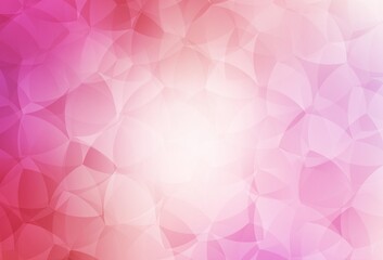 Light Pink vector polygon abstract background.