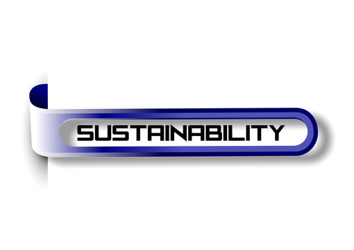 Nachhaltigkeit, Wort, Banner