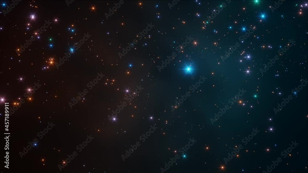 Wall mural abstract motion background shining colorful particles. shimmering glittering particles with bokeh. n
