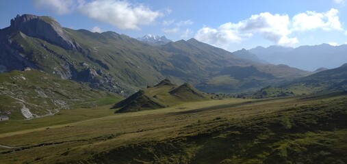 view of the mountains