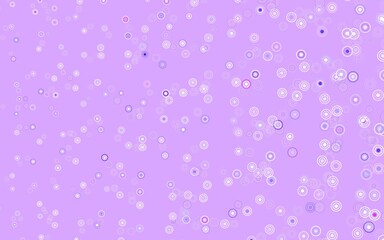 Light Purple vector backdrop with dots.