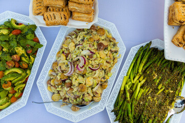 asparagus and potatoes