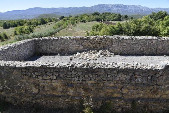 Tilurium, Military Sleeping Quarters, Trilj Is A Municipality And Town In Inland Dalmatia, Croatia 