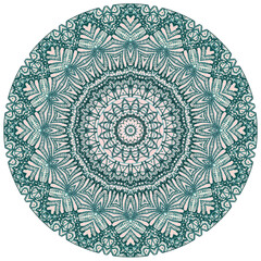 Mandala Mehndi Style, Lace round pattern doily