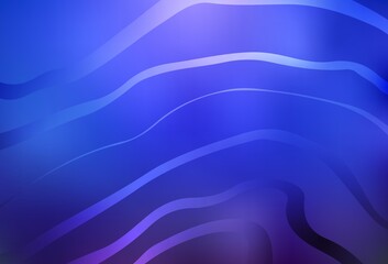 Light BLUE vector texture with bent lines.