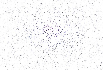 Light Pink, Blue vector pattern with christmas stars.