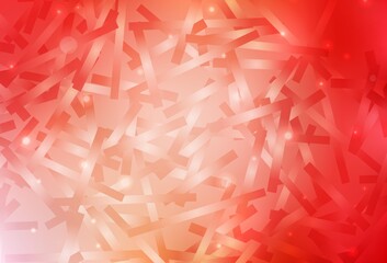 Light Red, Yellow vector background with straight lines.