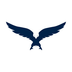 Eagle icon logo company. isolated on white background.