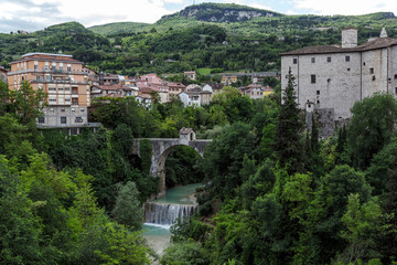 San Benedetto Del Tronto, Marche, Italy - May 17, 2014 - A Beautiful Picturesque Scene of A European Town