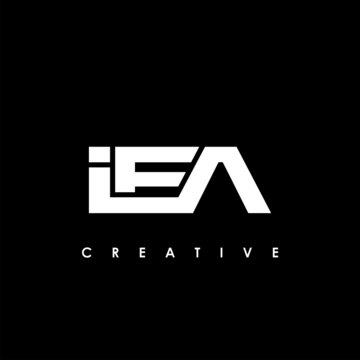 IEA Letter Initial Logo Design Template Vector Illustration