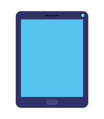 blue tablet illustration