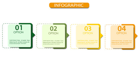 Vector infographic design and marketing icons can be used for workflow layout, diagram, annual report.