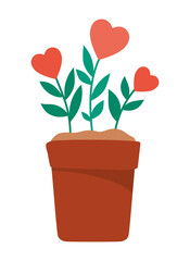 hearts plant design