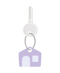 purple keychain design