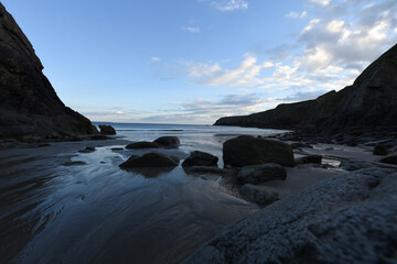 Sunset at Caerfai Bay, St Davids, Pembrokeshire