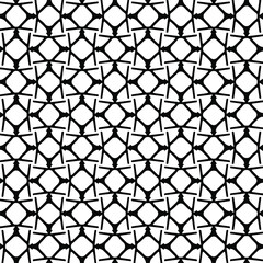 Fototapeta premium Seamless vector pattern in geometric ornamental style. Black pattern. 