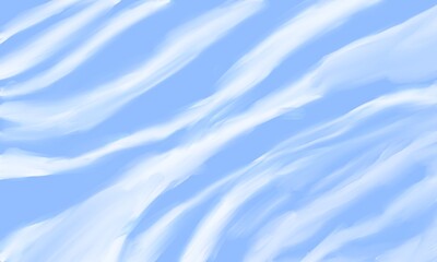 Abstract cold background with white stripes on a blue background, tiger 
