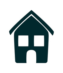 Fototapeta na wymiar house silhouette icon