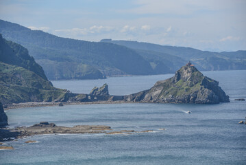 San Juan de Gaztelugatxe hermitage and church on the Basque Coast near Bermeo, Bilbao, Spain