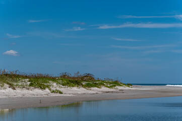 Sand Dune Peninsula with Ocean