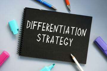  Differentiation Strategy sign on the page.
