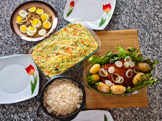 Roasted pork shank, potato mayonnaise