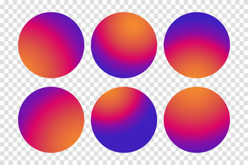 Colorful Background in new social style. Trendy Color pattern