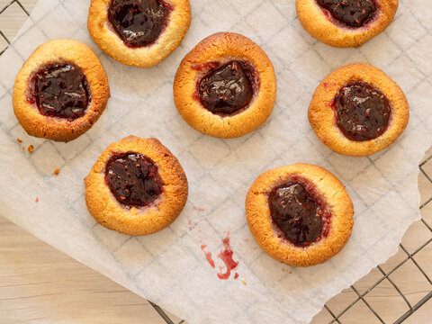 Jam Thumbprint Cookie