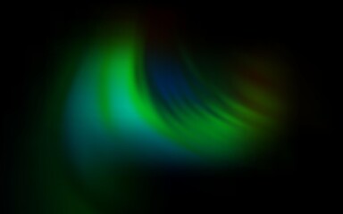 Dark Green vector glossy abstract background.