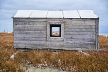The shelters of the Arctic vary in size and shape but all have once been called home by the Unupiaq people.