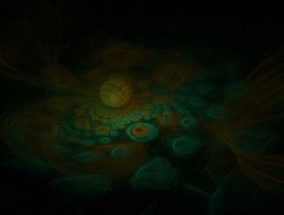 Imaginatory fractal background abstract Image