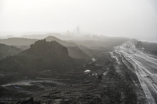 The view through the window of life in the Arctic. The Gravel pits of Utqiagvik.