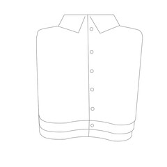 積み重ねた白シャツ