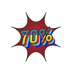 percentage discount sale 70 percent  illustration vector suitable for shop market and etc.jpg