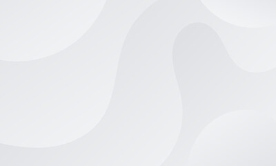 Fototapeta premium Abstract White geometric background. Modern background design. gradient color. Fluid shapes composition. Fit for presentation design. website, basis for banners, wallpapers, brochure, posters