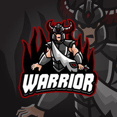 Fototapeta na wymiar Warior Esport logo 
