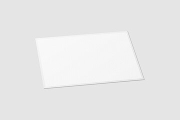 Blank Polaroid For Photo Frame Mockup. 3D Render.