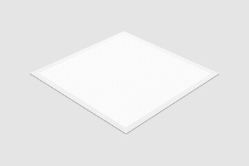 Blank Polaroid For Photo Frame Mockup. 3D Render.