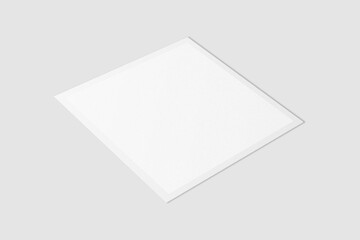 Blank Polaroid For Photo Frame Mockup. 3D Render.