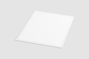 Blank Polaroid For Photo Frame Mockup. 3D Render.